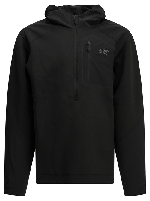 Arc'teryx "Konseal" Half-Zip Sweatshirt - Black
