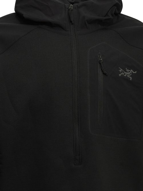 Arc'teryx "Konseal" Half-Zip Sweatshirt - Black
