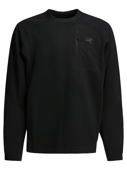 Arc'teryx "Konseal" Crew-Neck Sweatshirt - Black