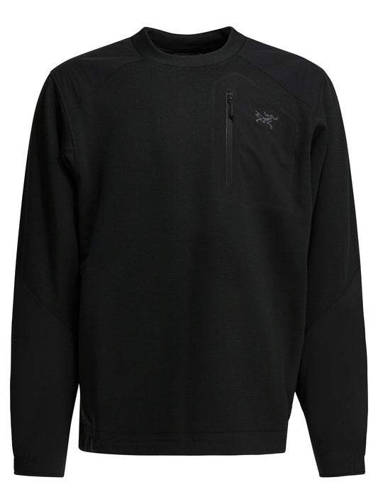 Arc'teryx "Konseal" Crew-Neck Sweatshirt - Black