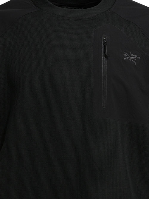 Arc'teryx "Konseal" Crew-Neck Sweatshirt - Black
