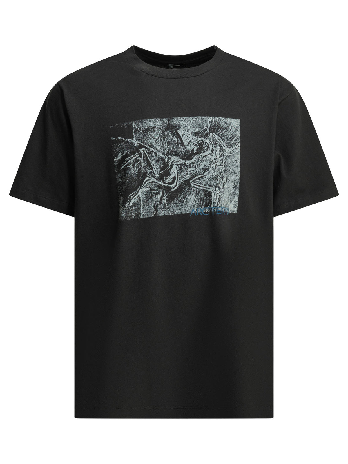 Arc'teryx "Kragg Cotton Lithographica SS" crewneck T-shirt - Black
