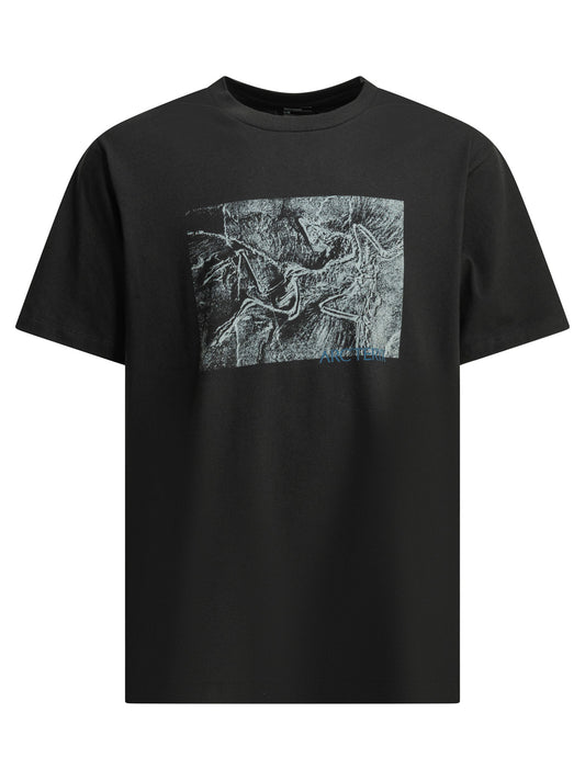 Arc'teryx "Kragg Cotton Lithographica SS" crewneck T-shirt - Black