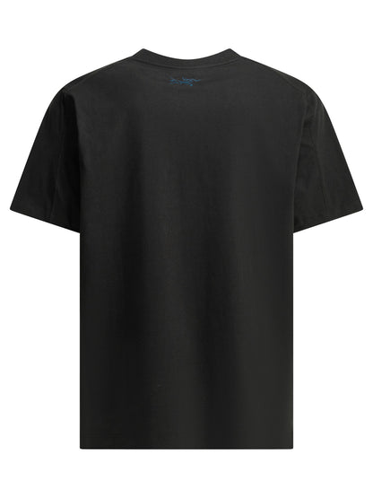 Arc'teryx "Kragg Cotton Lithographica SS" crewneck T-shirt - Black