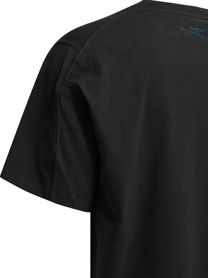 Arc'teryx "Kragg Cotton Lithographica SS" crewneck T-shirt - Black