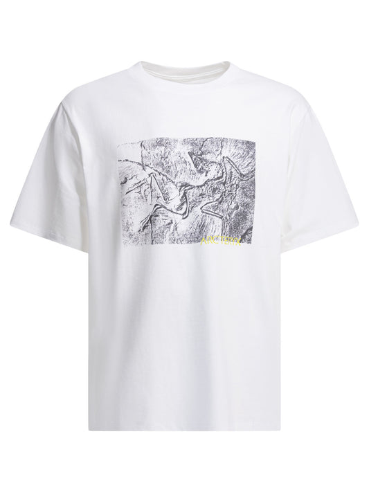 Arc'teryx "Kragg Cotton Lithographica SS" crewneck T-shirt - White