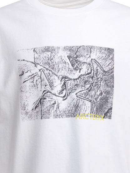 Arc'teryx "Kragg Cotton Lithographica SS" crewneck T-shirt - White