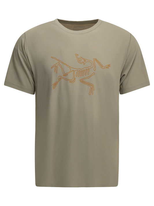 Arc'teryx "Cormac Logo" Crew-Neck T-Shirt - Beige