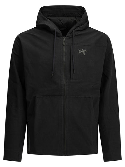 Arc'teryx "Cronin AR" Zip-Up Sweatshirt - Black