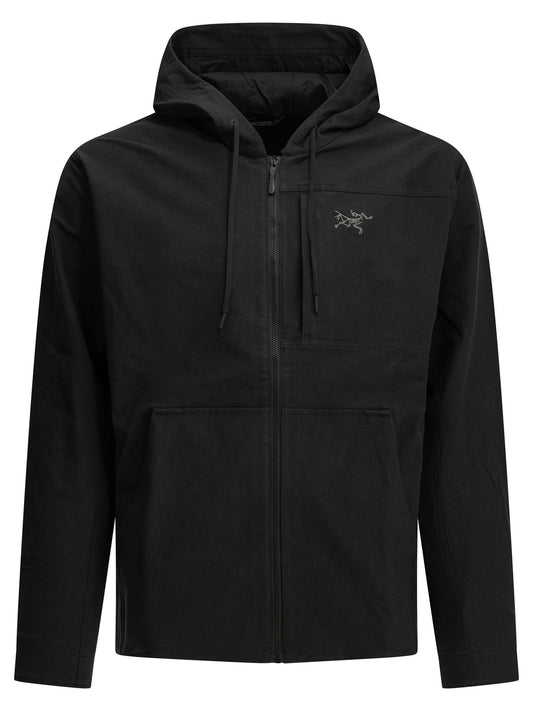 Arc'teryx "Cronin AR" Zip-Up Sweatshirt - Black