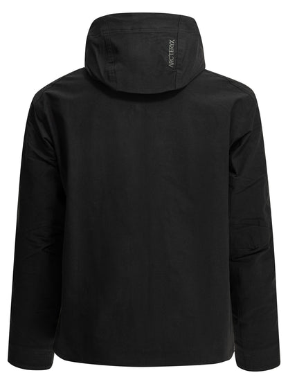 Arc'teryx "Cronin AR" Zip-Up Sweatshirt - Black