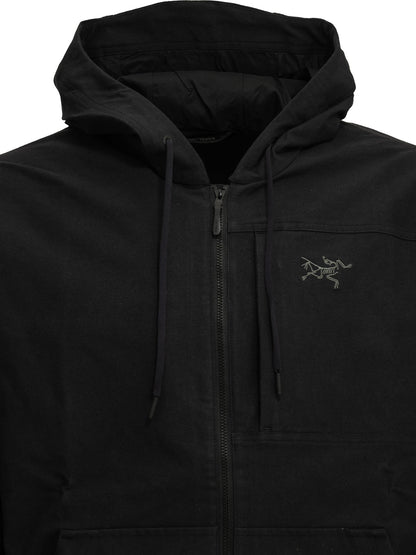 Arc'teryx "Cronin AR" Zip-Up Sweatshirt - Black