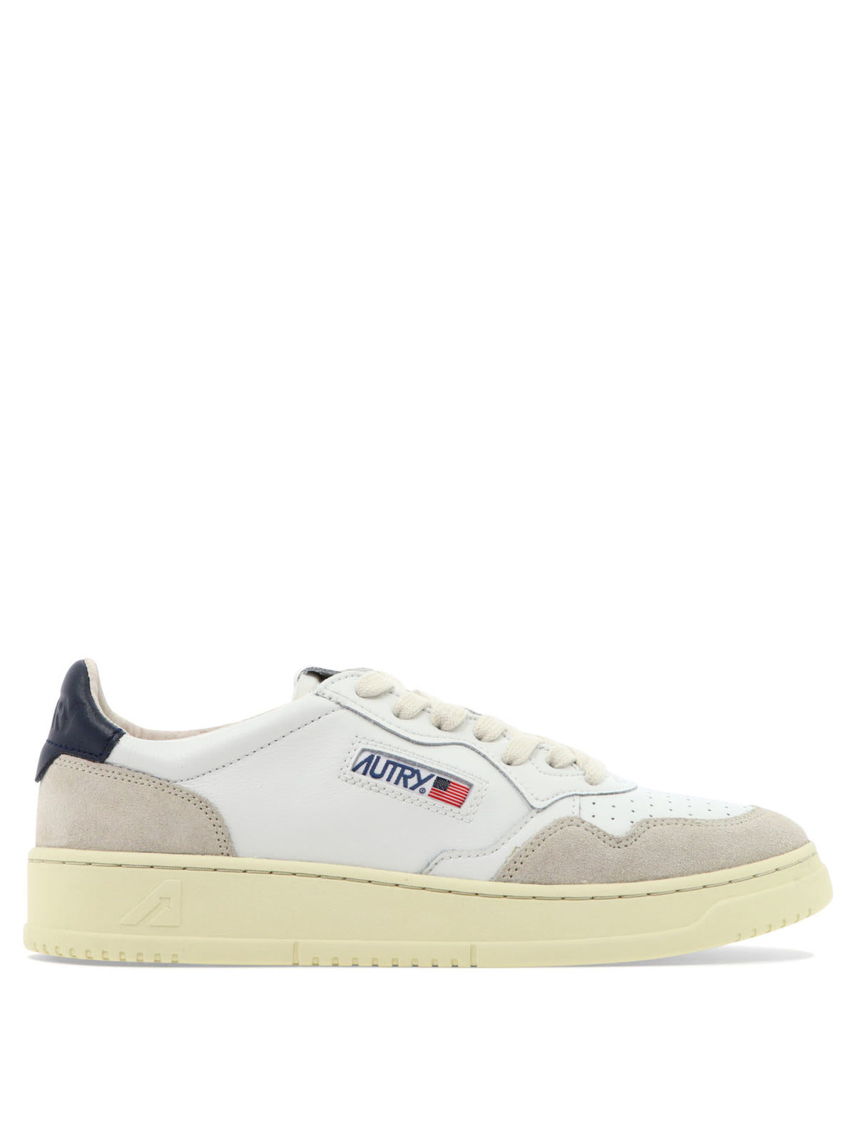 Autry "Medalist Low" Low-Top Sneakers - White