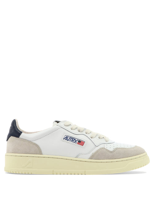 Autry "Medalist Low" Low-Top Sneakers - White
