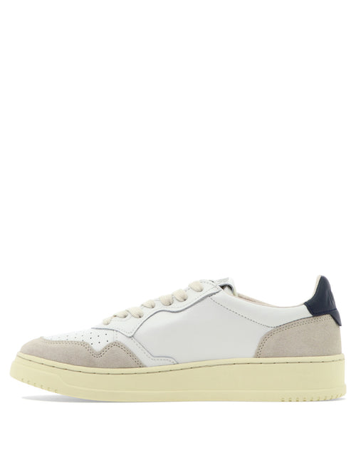 Autry "Medalist Low" Low-Top Sneakers - White