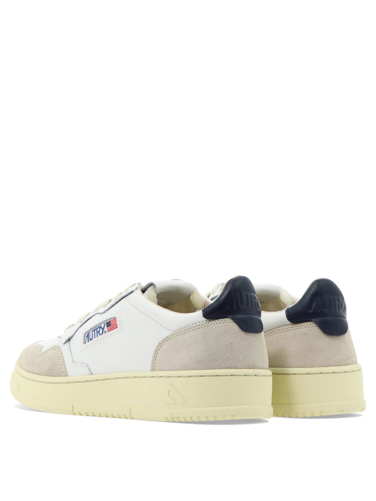 Autry "Medalist Low" Low-Top Sneakers - White