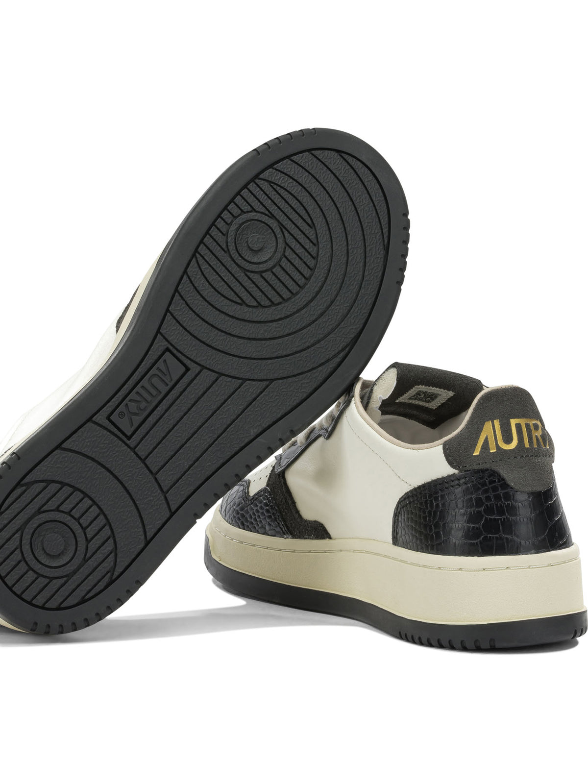 Autry "Medalist Low" Low-Top Sneakers - Beige