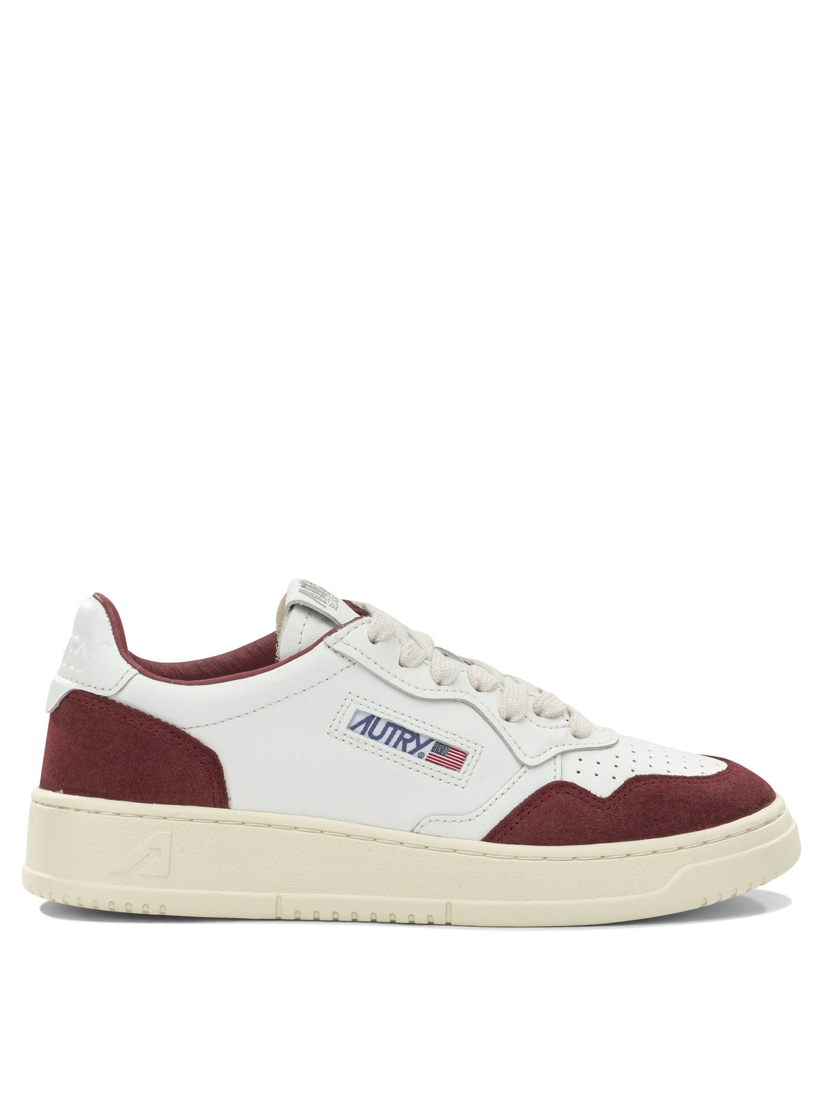 Autry "Medalist Low" Low-Top Sneakers - White