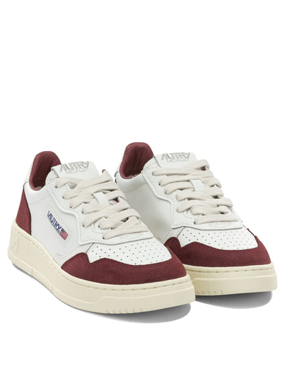 Autry "Medalist Low" Low-Top Sneakers - White