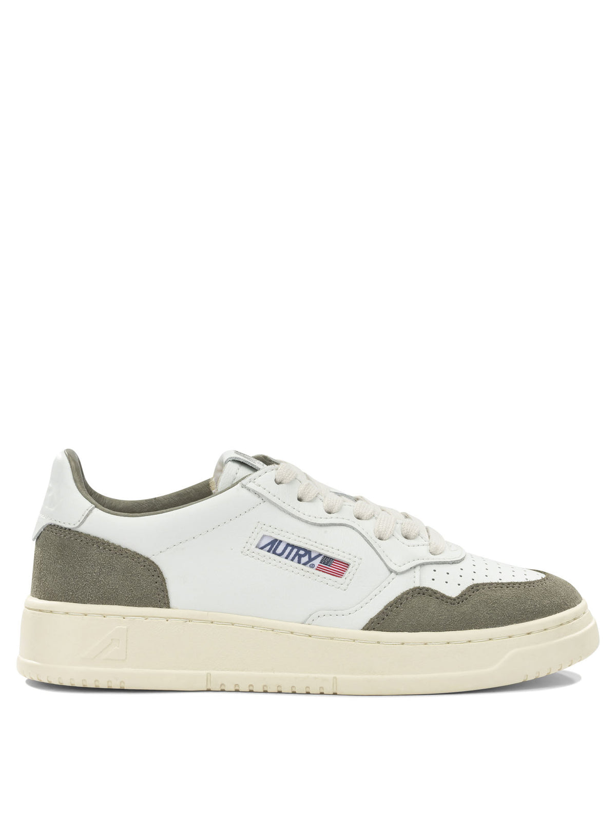 Autry "Medalist Low" Low-Top Sneakers - White