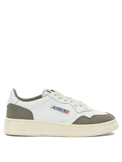 Autry "Medalist Low" Low-Top Sneakers - White
