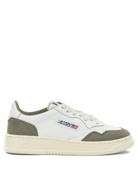 Autry "Medalist Low" Low-Top Sneakers - White