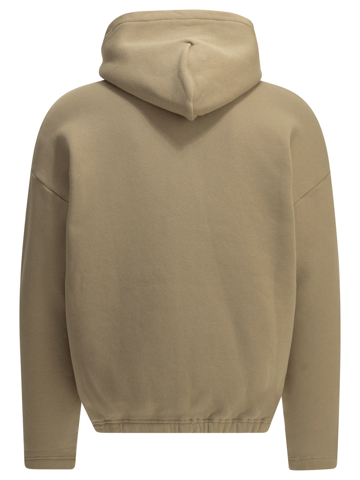 Autry Zip-up Sweatshirt with Logo - Beige