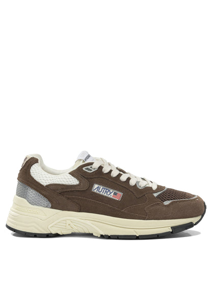 Autry "Hyperway" low top sneakers - Brown