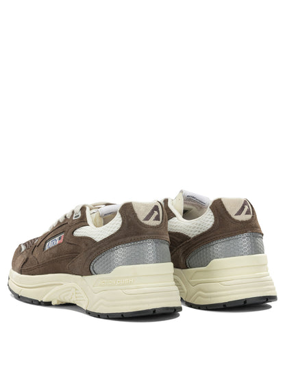 Autry "Hyperway" low top sneakers - Brown