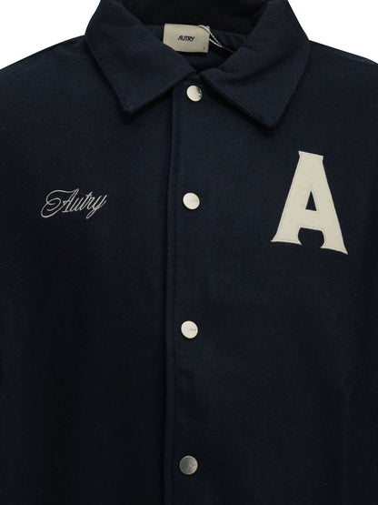 Autry "Varsity College" Bomber Jacket - Blue