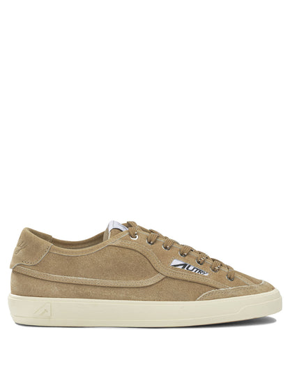 Autry "Windscape" Low-Top Sneakers - Beige