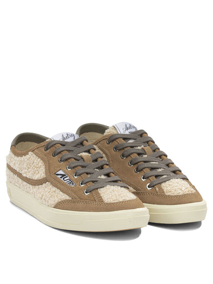 Autry "Windscape" Low-Top Sneakers - Beige