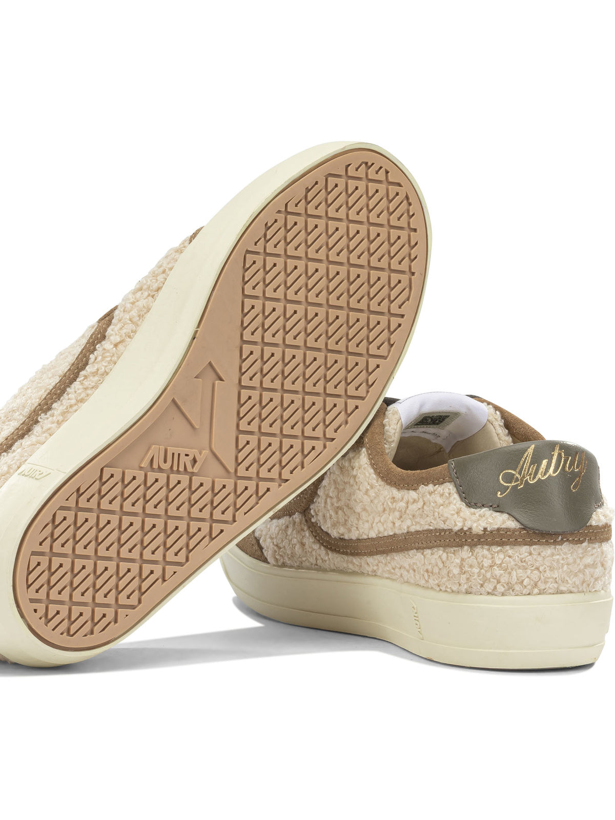 Autry "Windscape" Low-Top Sneakers - Beige