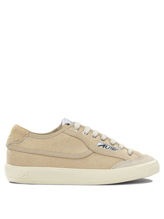 Autry "Windscape" Low-Top Sneakers - Beige