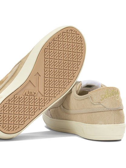 Autry "Windscape" Low-Top Sneakers - Beige