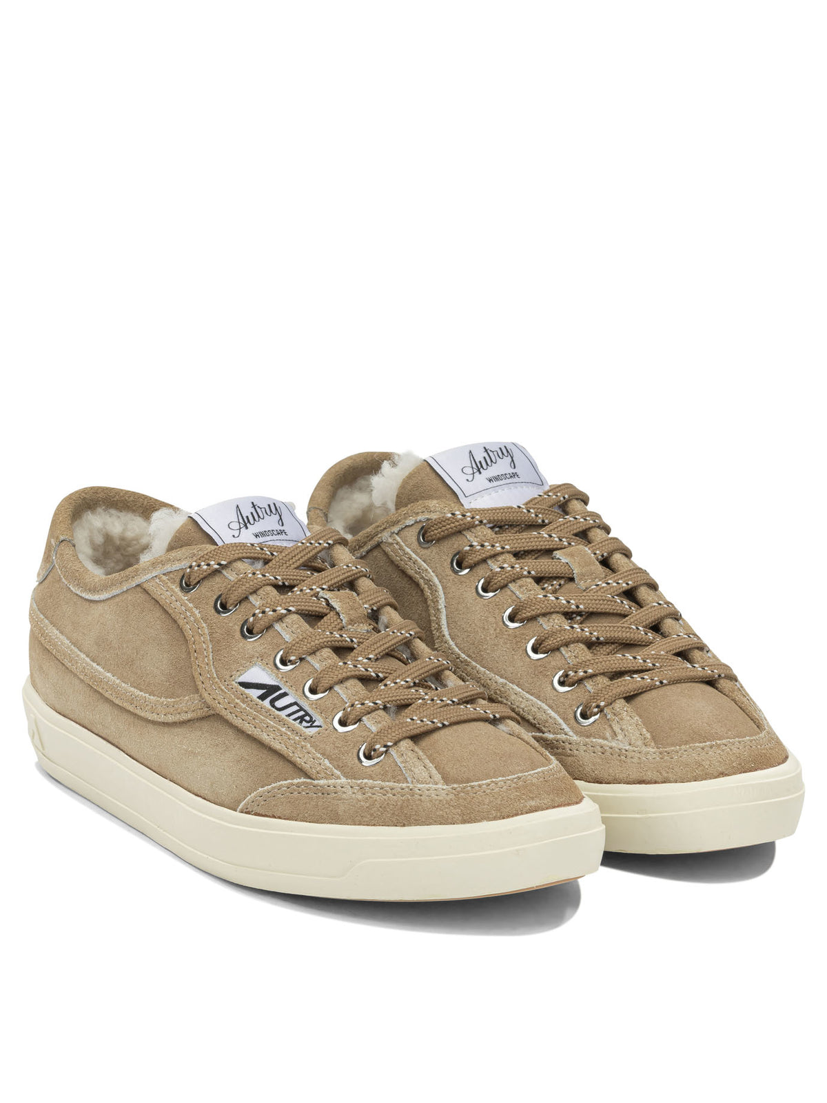 Autry "Windscape" Low-Top Sneakers - Beige