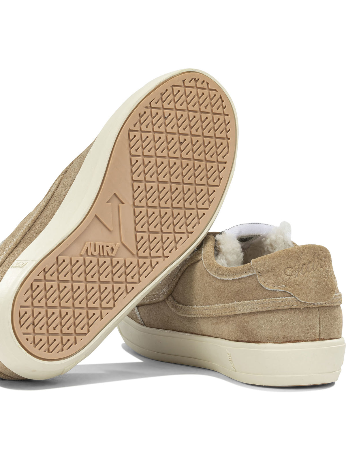 Autry "Windscape" Low-Top Sneakers - Beige