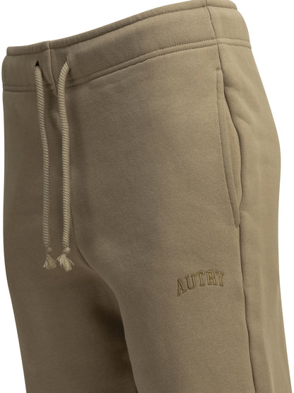 Autry Sports pants with logo - Beige
