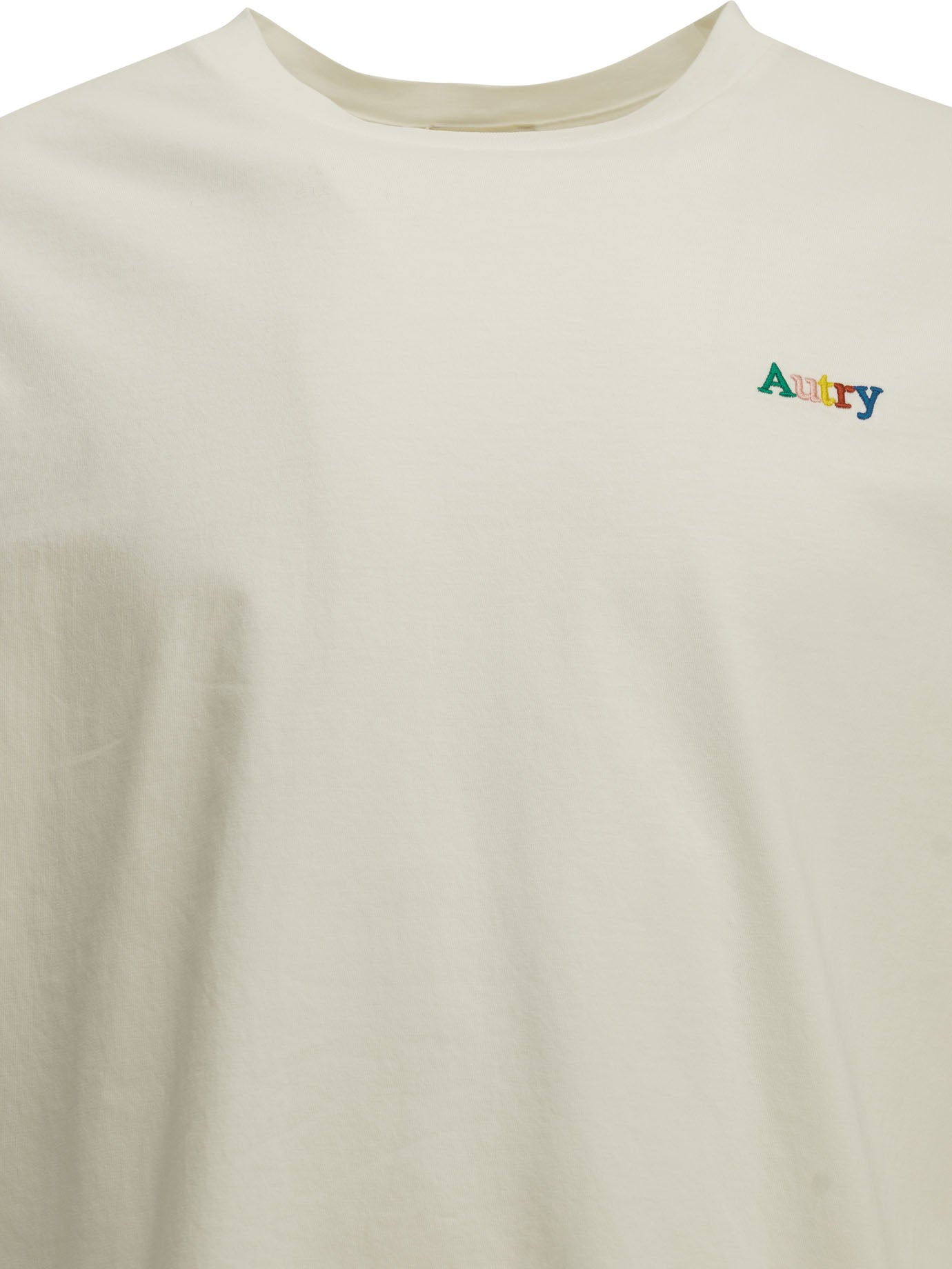 Autry Crew-neck T-shirt with logo - White
