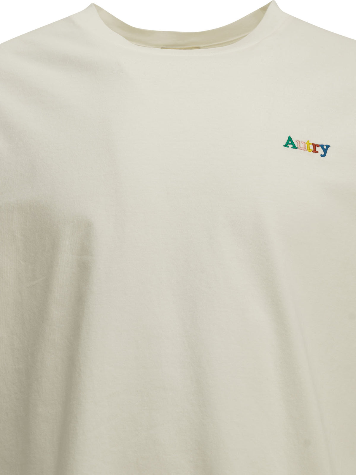 Autry Crew-neck T-shirt with logo - White