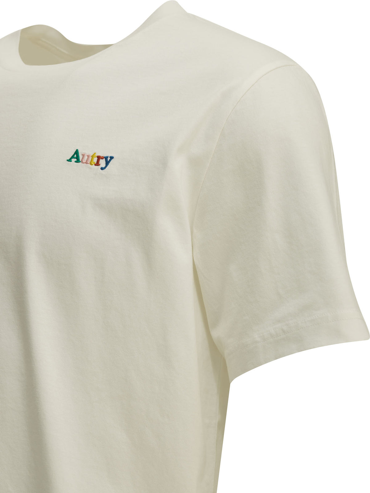 Autry Crew-neck T-shirt with logo - White