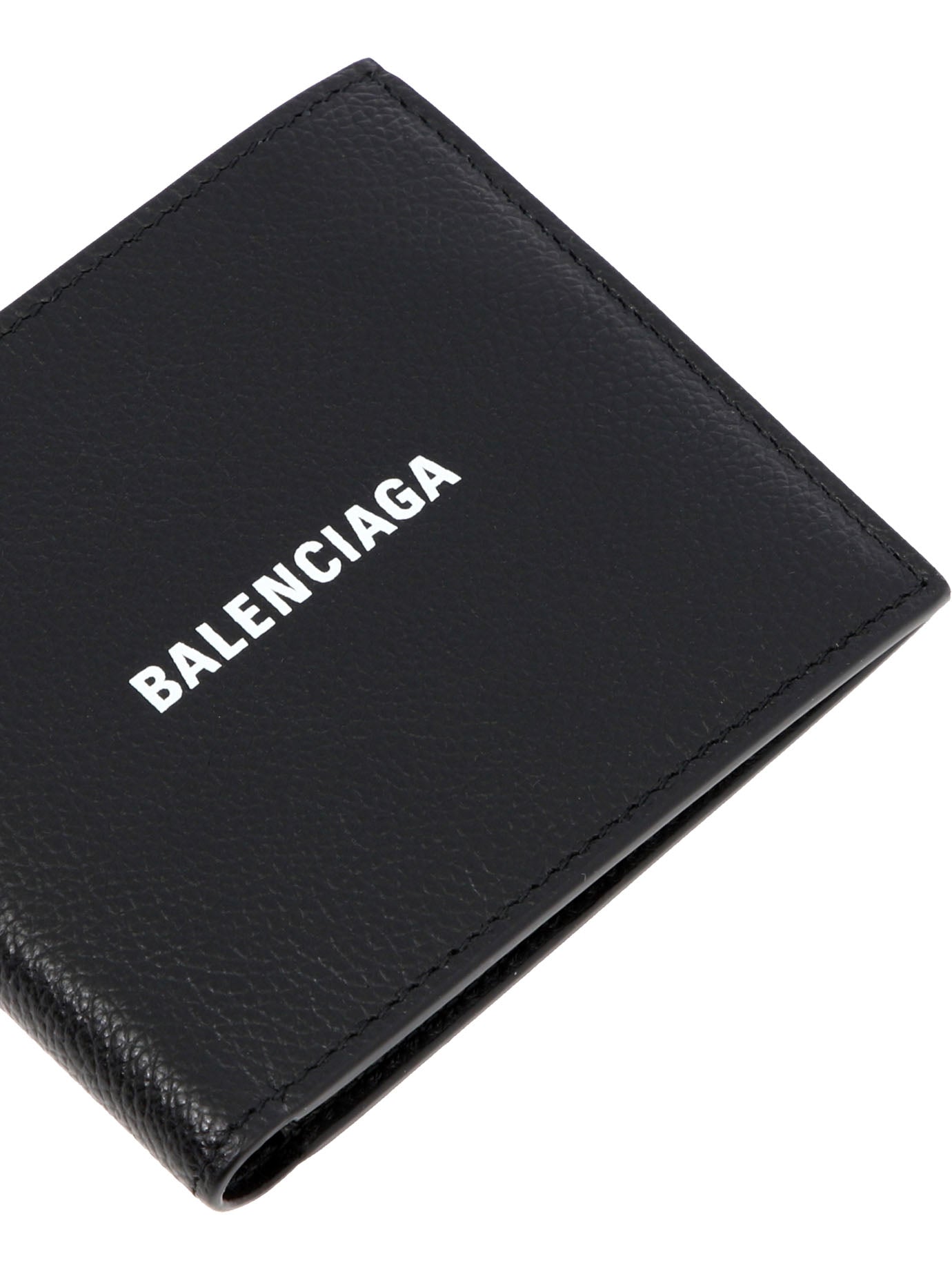 Balenciaga "Cash Square Folded" Wallets - Black