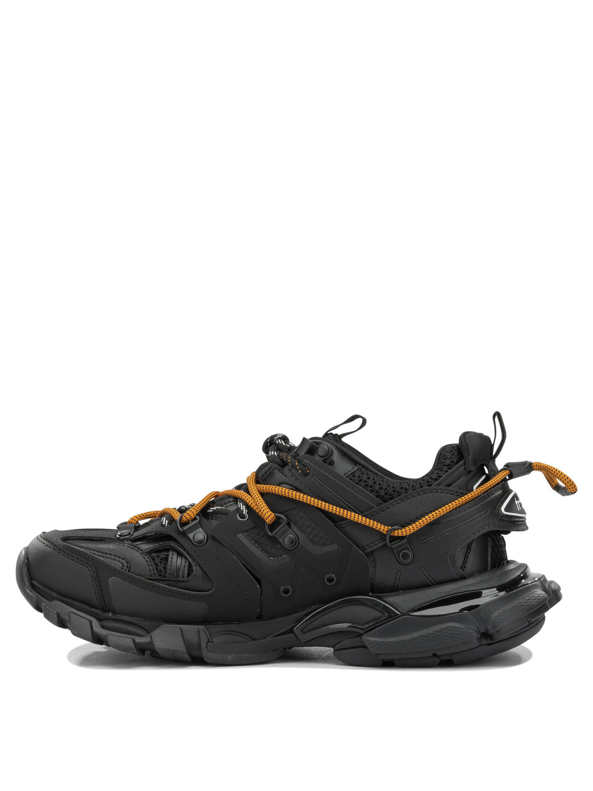 Balenciaga "Track Trail Laces" Low-Top Sneakers - Black