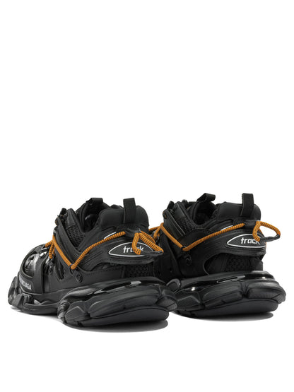Balenciaga "Track Trail Laces" Low-Top Sneakers - Black