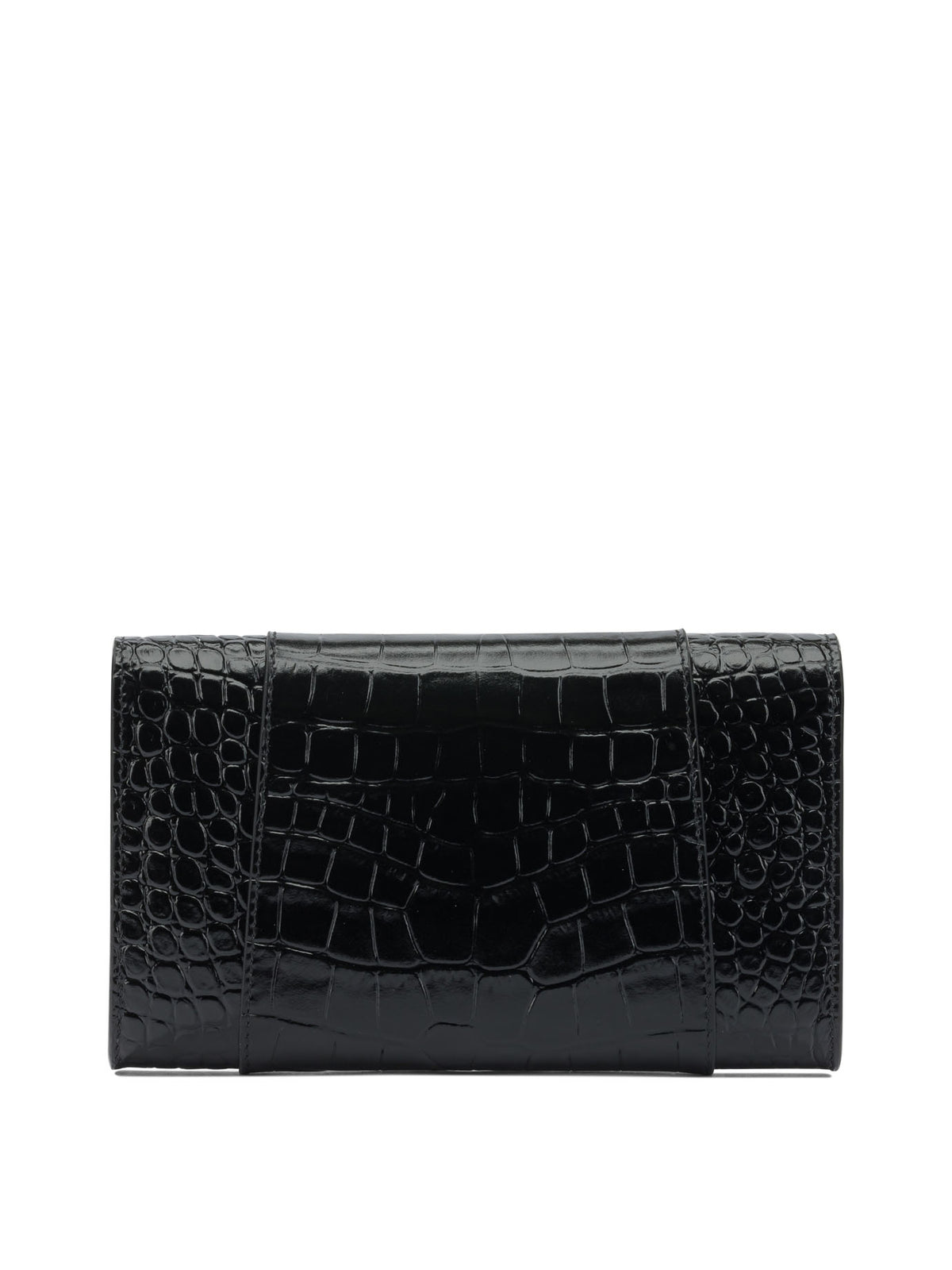 Balenciaga "Hourglass" clutch bag - Black