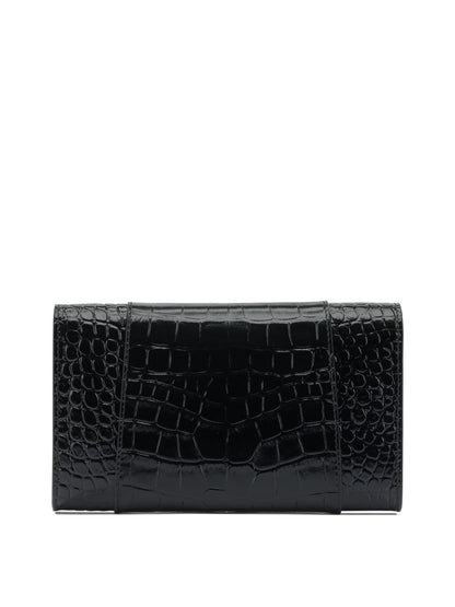 Balenciaga "Hourglass" clutch bag - Black