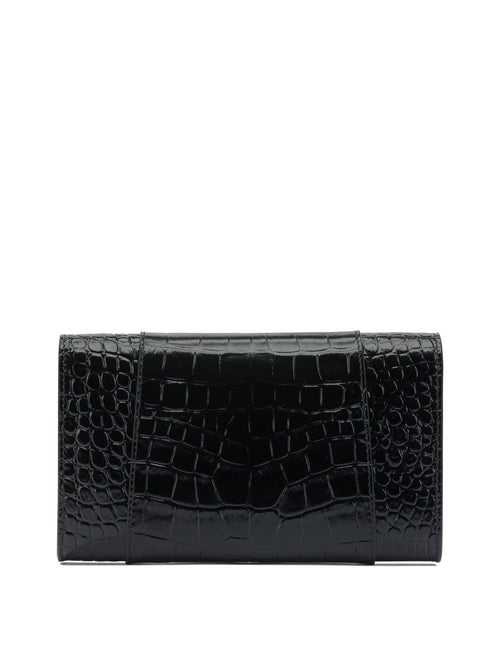 Balenciaga "Hourglass" clutch bag - Black