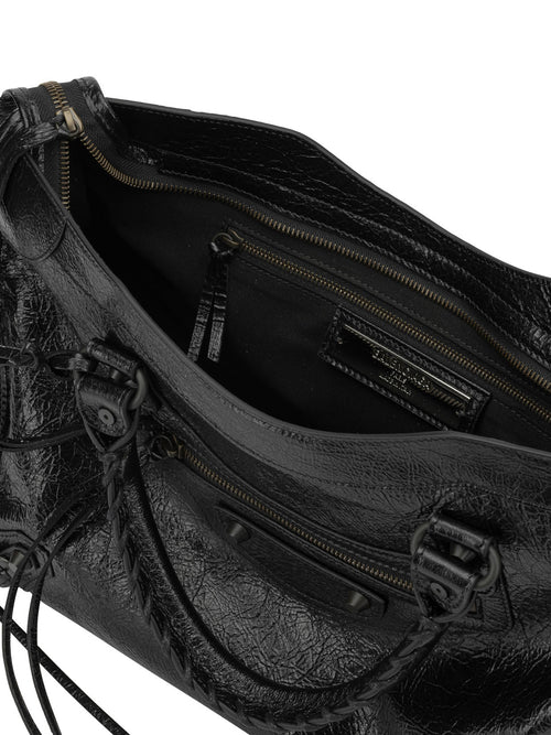 Balenciaga "Le City" Medium Shoulder Bag - Black