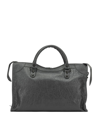 Balenciaga "Le City" Medium Shoulder Bag - Grey