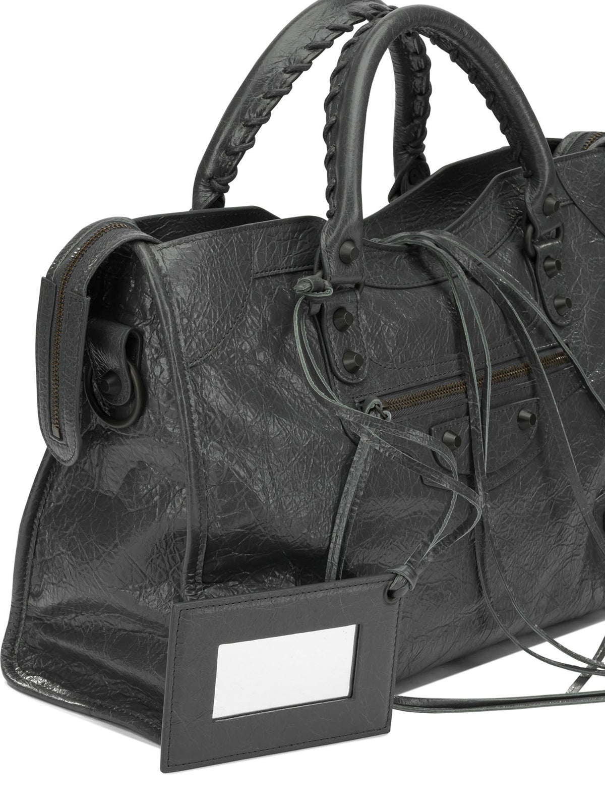 Balenciaga "Le City" Medium Shoulder Bag - Grey